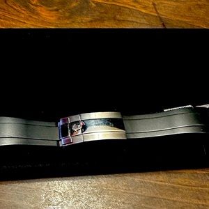 Custom Oysterflex Brown Rolex-Style Deployment Band for Apple Watch Ultra